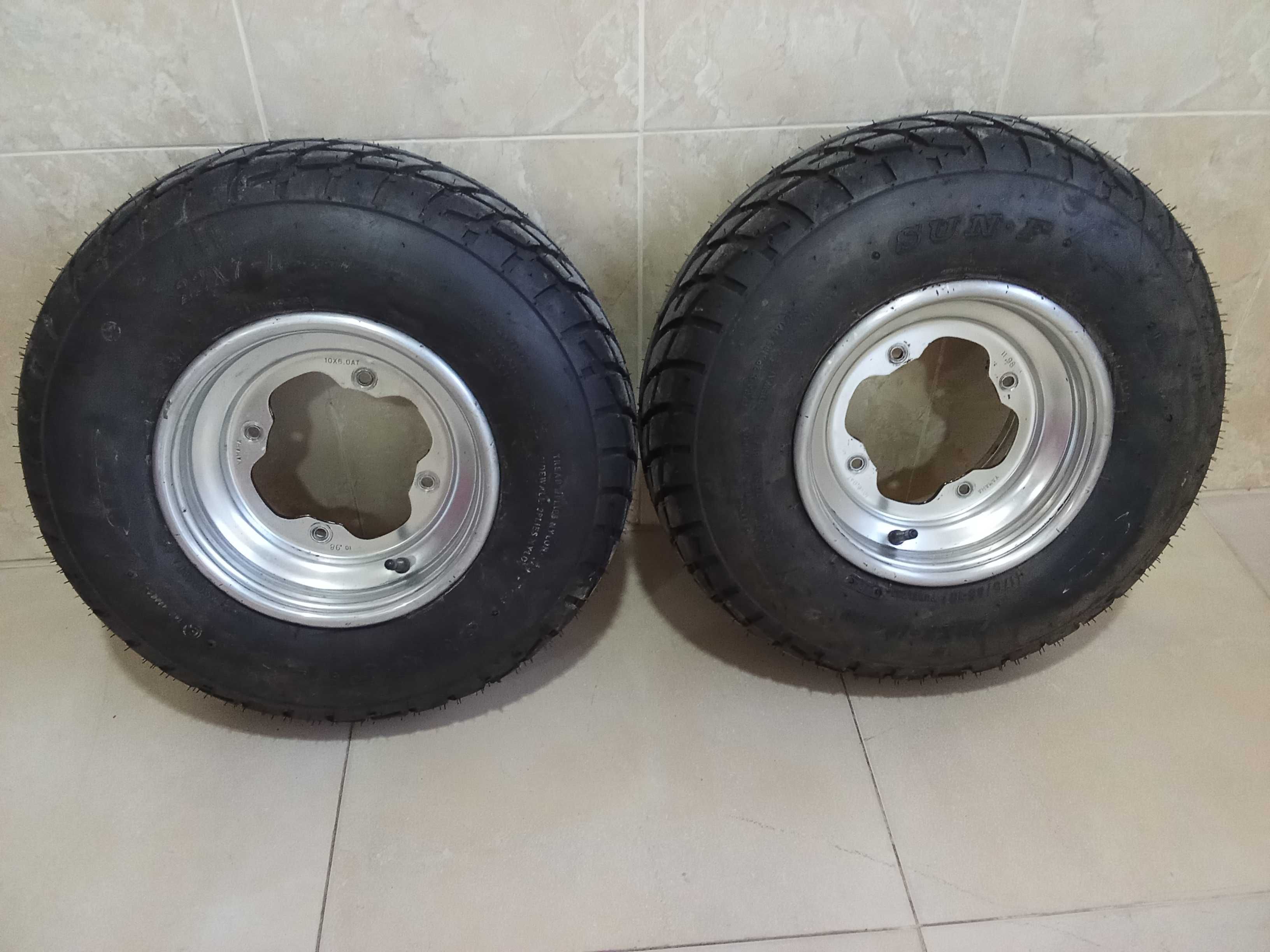 2 jantes yamaha com pneus novos