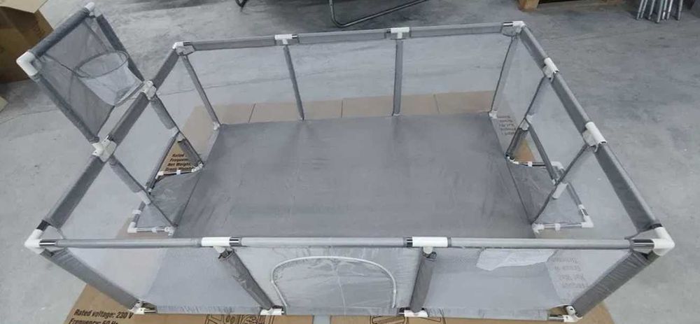 Дитячий ігровий манеж з кошиком та воротами сухий басейн великий