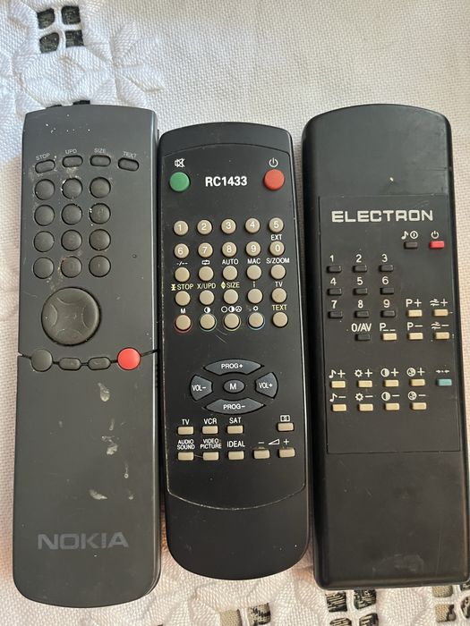 Пульти до телевізорів (Nokia,Electron та універсальний)