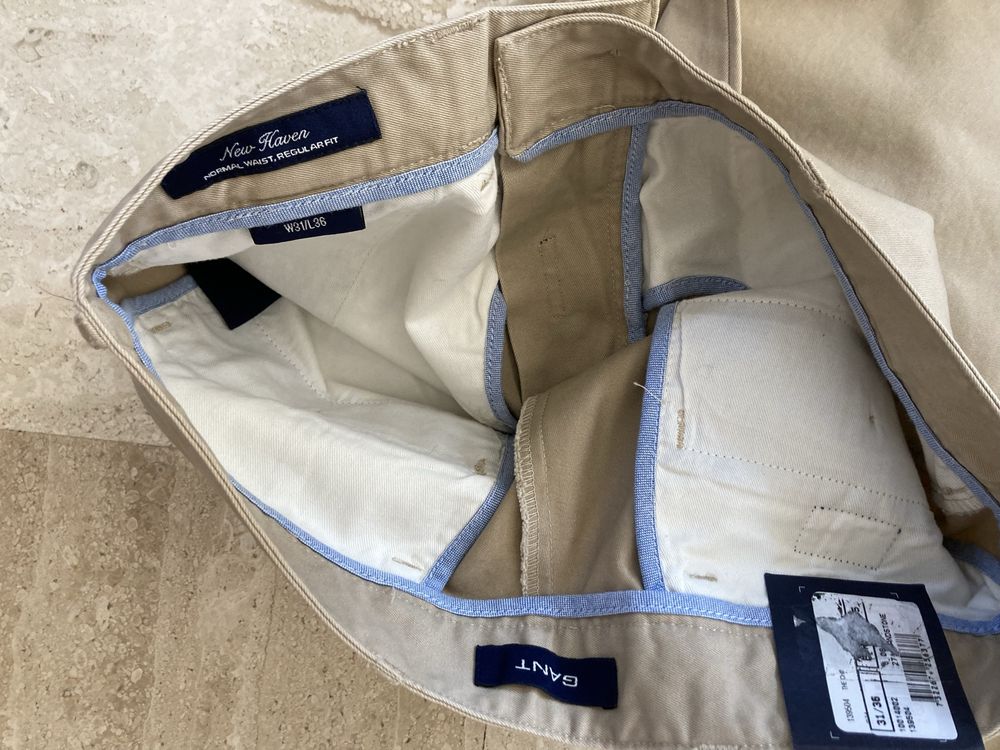 Męskie spodnie jeansy Gant W 31/ L36 nowe sezon wiosna / lato