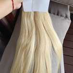 Włosy tape on naturalne słowiańskie 53cm/105gram jasny blond