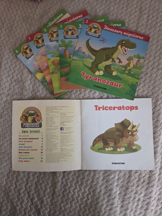 Książeczki o dinozaurach
