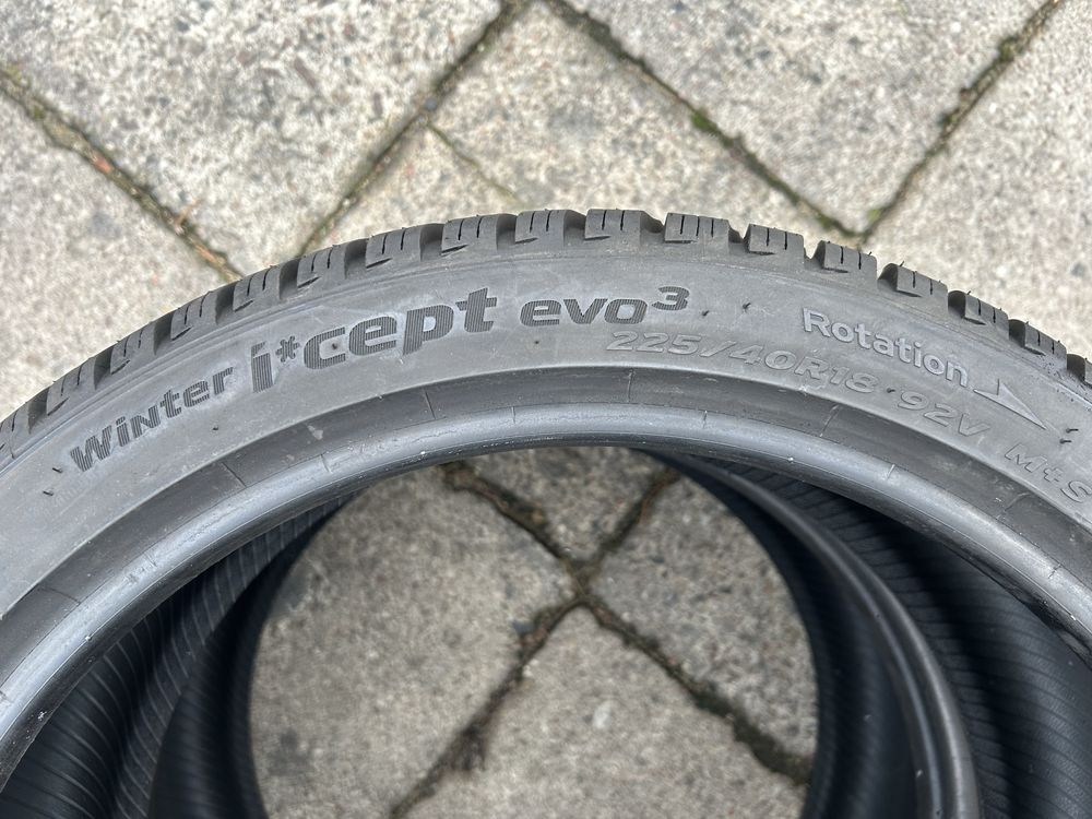 10. Opony Zimowe HANKOOK 225/40/18 jak NOWE