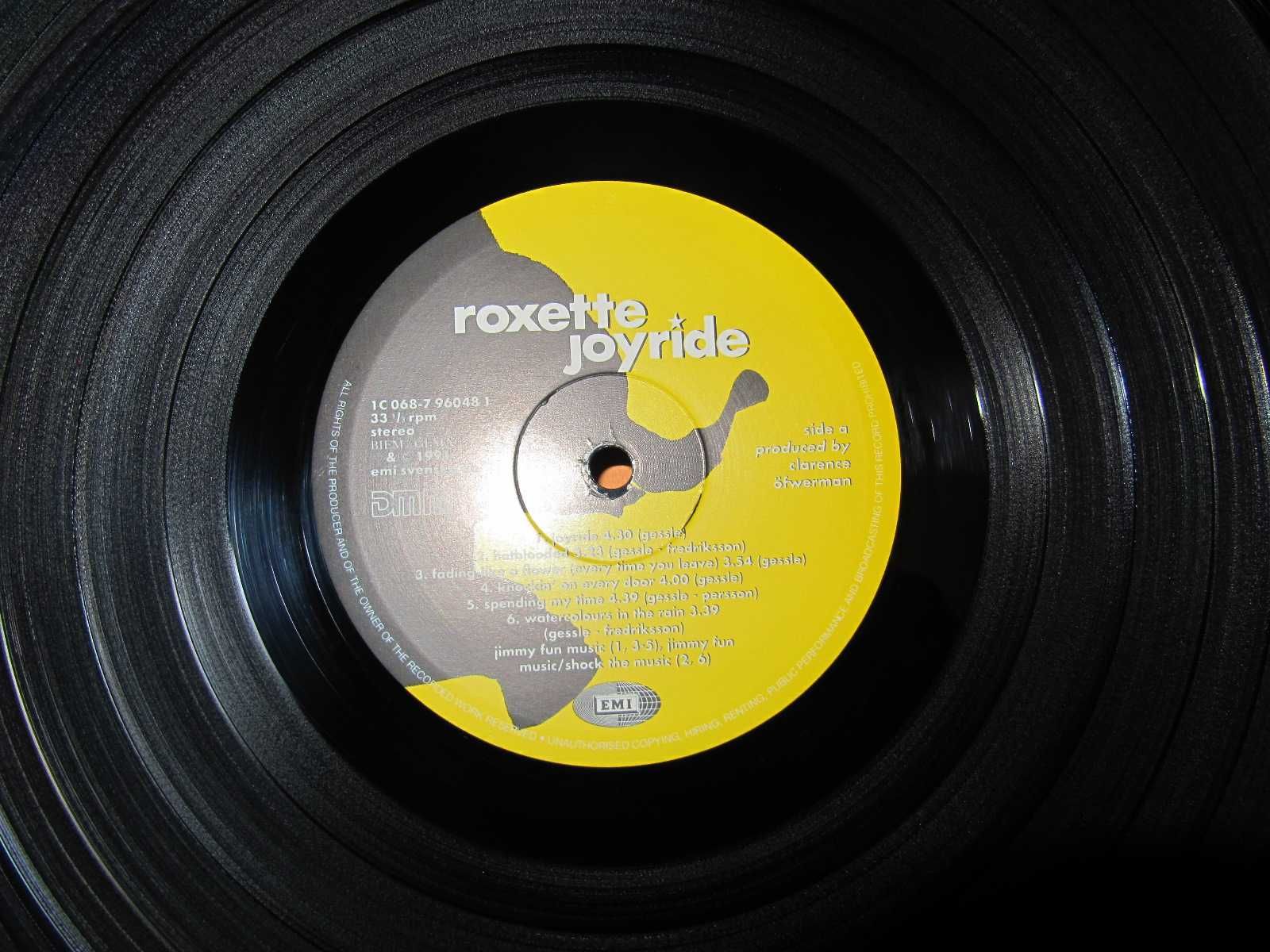 КУЛЬТОВЫЙ Виниловый Альбом ROXETTE -Joyride- 1991 *ОРИГИНАЛ