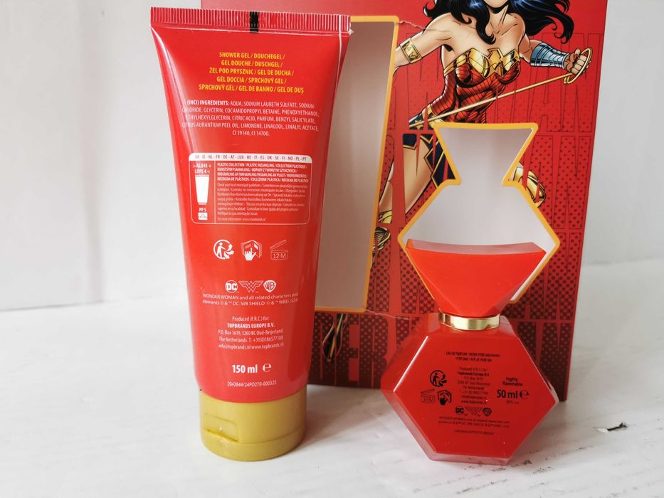 Zestaw Wonder Women Żel pod prysznic Perfumy