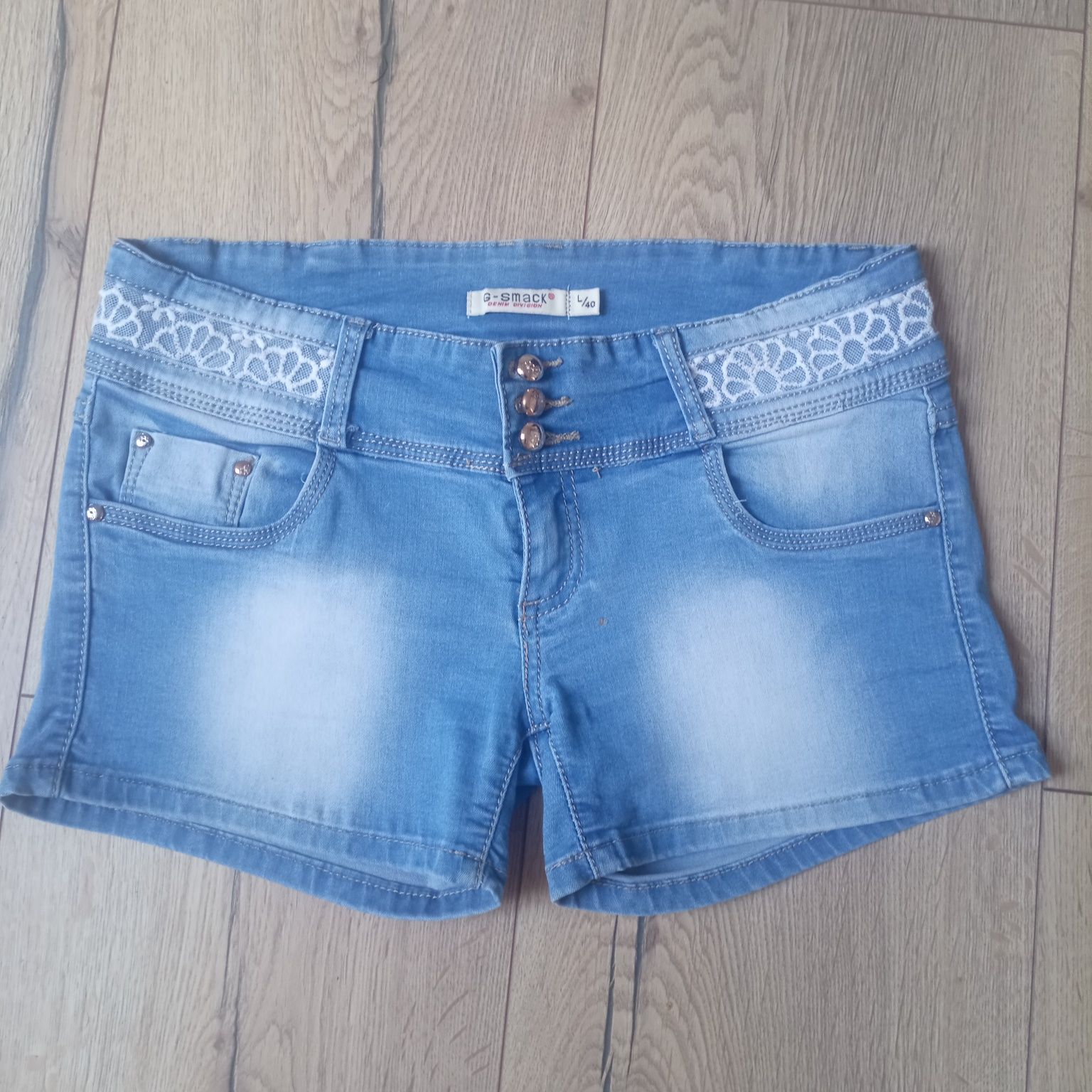 Spodenki jeansowe damskie L