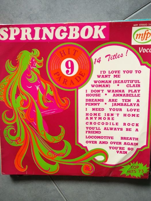 vinil- sprigbok- Hit parade 9