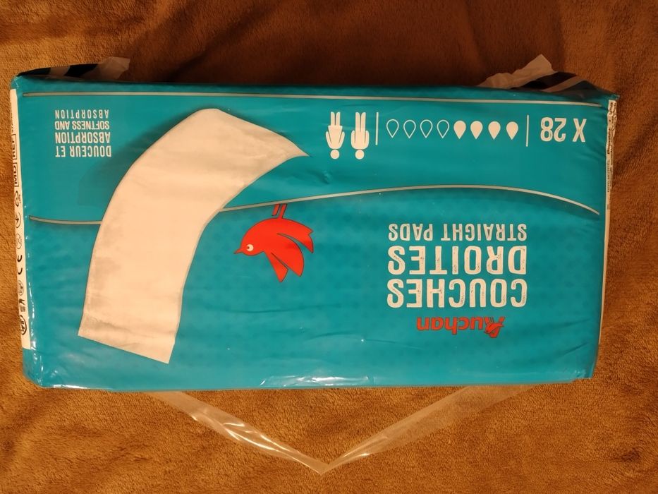 Pieluchy/podpaski urologiczne dla dorosłych