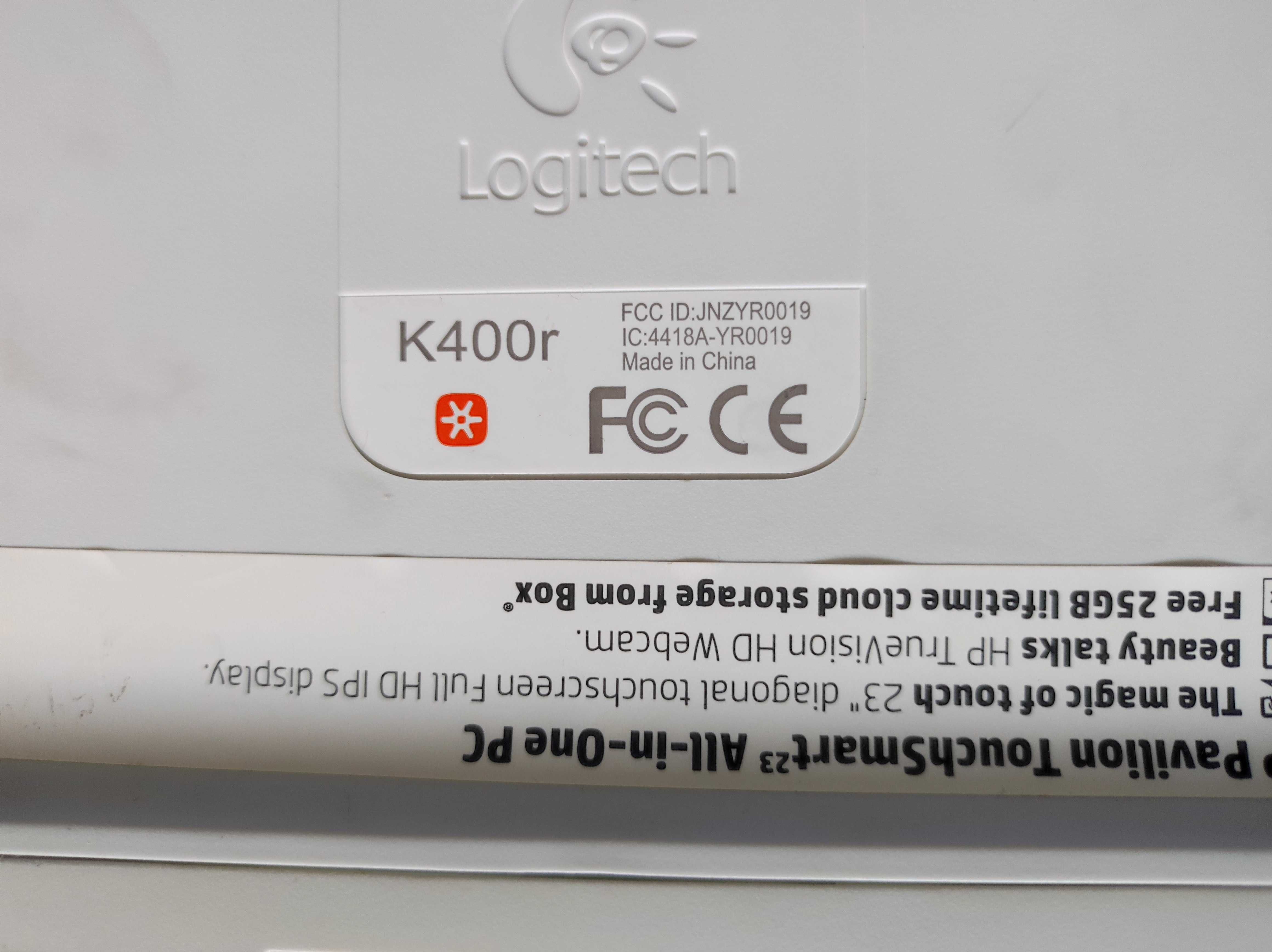 klawiatura bezprzewodowa Logitech Wireless Touch Keyboard K400 Plus