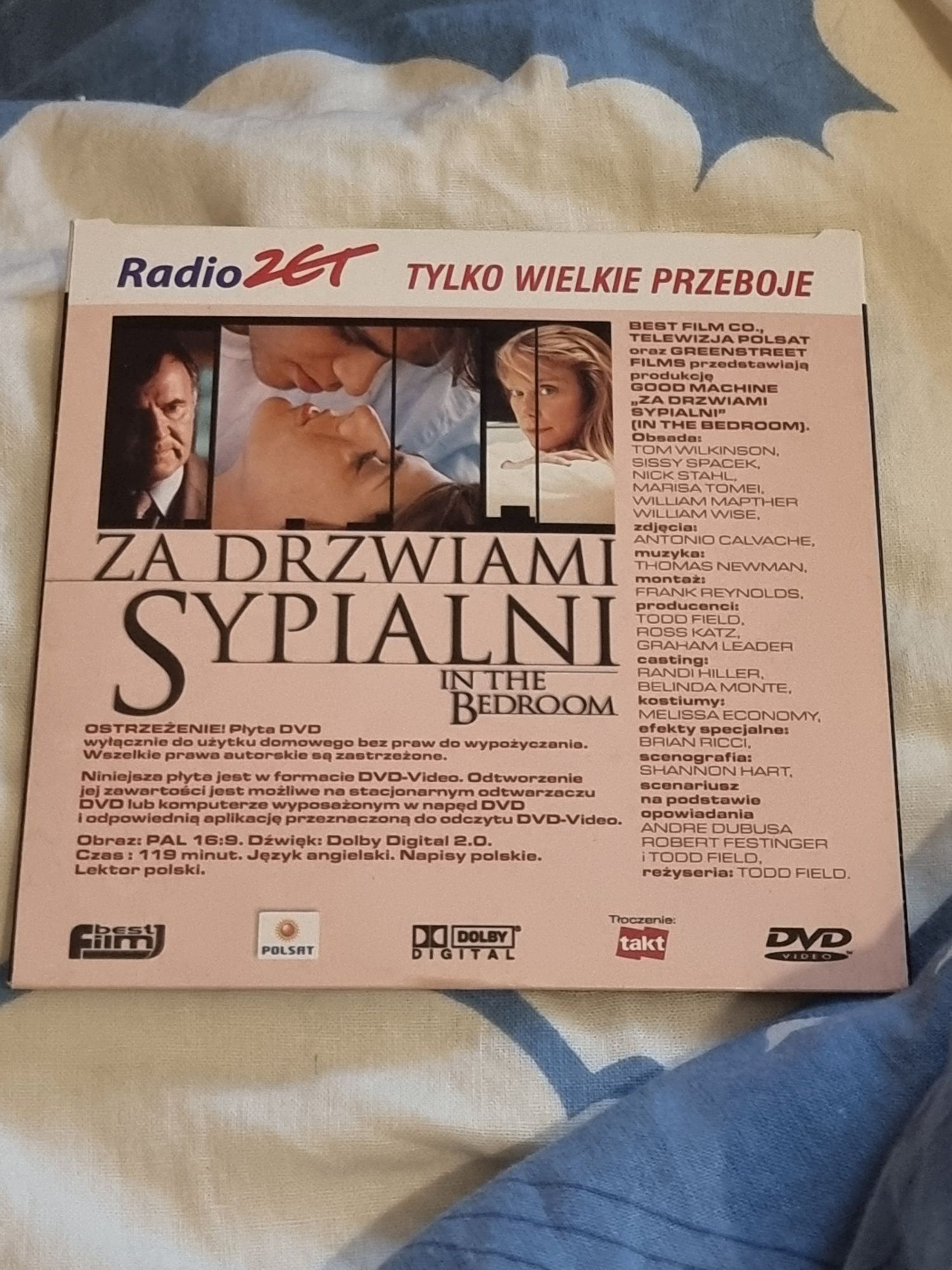 Płyta dvd za drzwiami sypialni film Todd field tom wilkinson