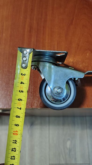 Мебельный поворотный ролик для тележки 4шт