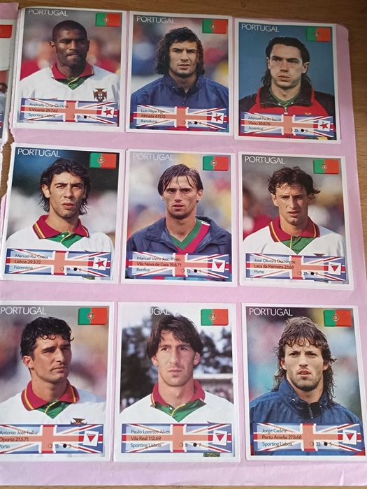 30 Autocolantes do Eurocup 96 Euro 96