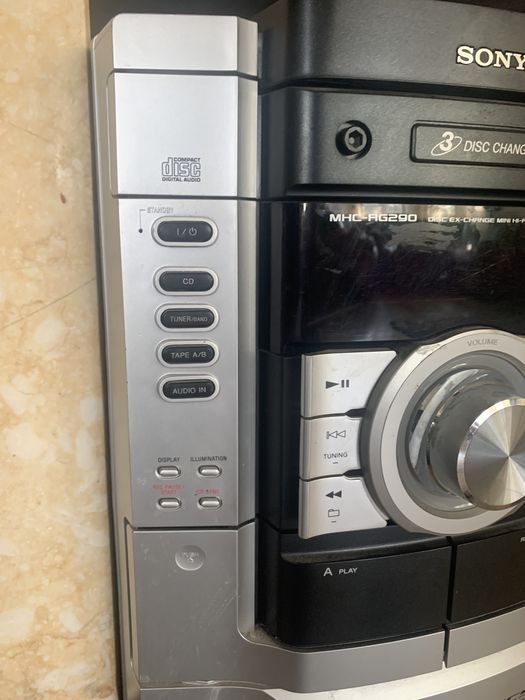 Колонки радио магнитофон музыкальный центр sony MHC-RG290