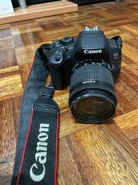 Canon 700D + EF-S 18-55 IS STM + 2 Baterias + Malas