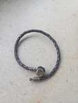 Pulseira Pandora couro usada