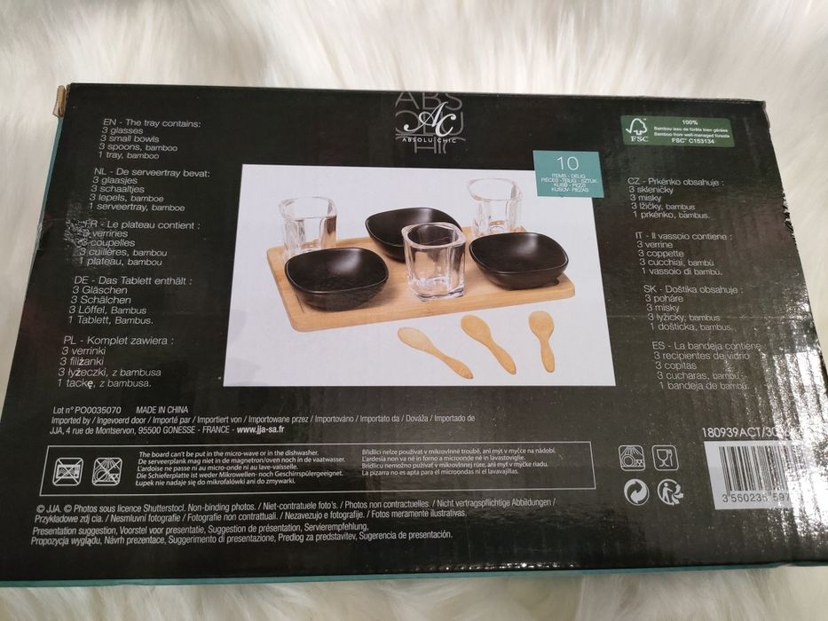 Komplet szklany 10szt