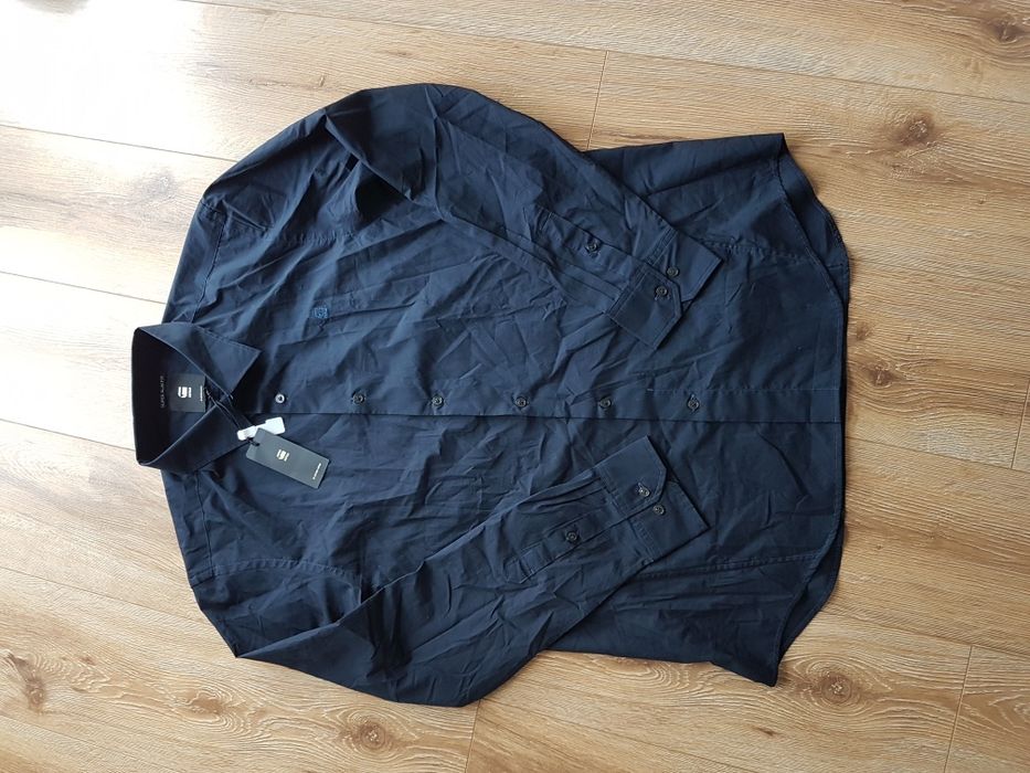 XXL G-star Raw dressed koszula super slim shirt męska granatowa