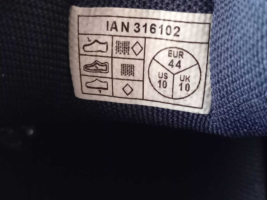 (COMO NOVOS) CRIVIT: Sapatilhas de Homem Azuis com Atacadores: Tam. 44