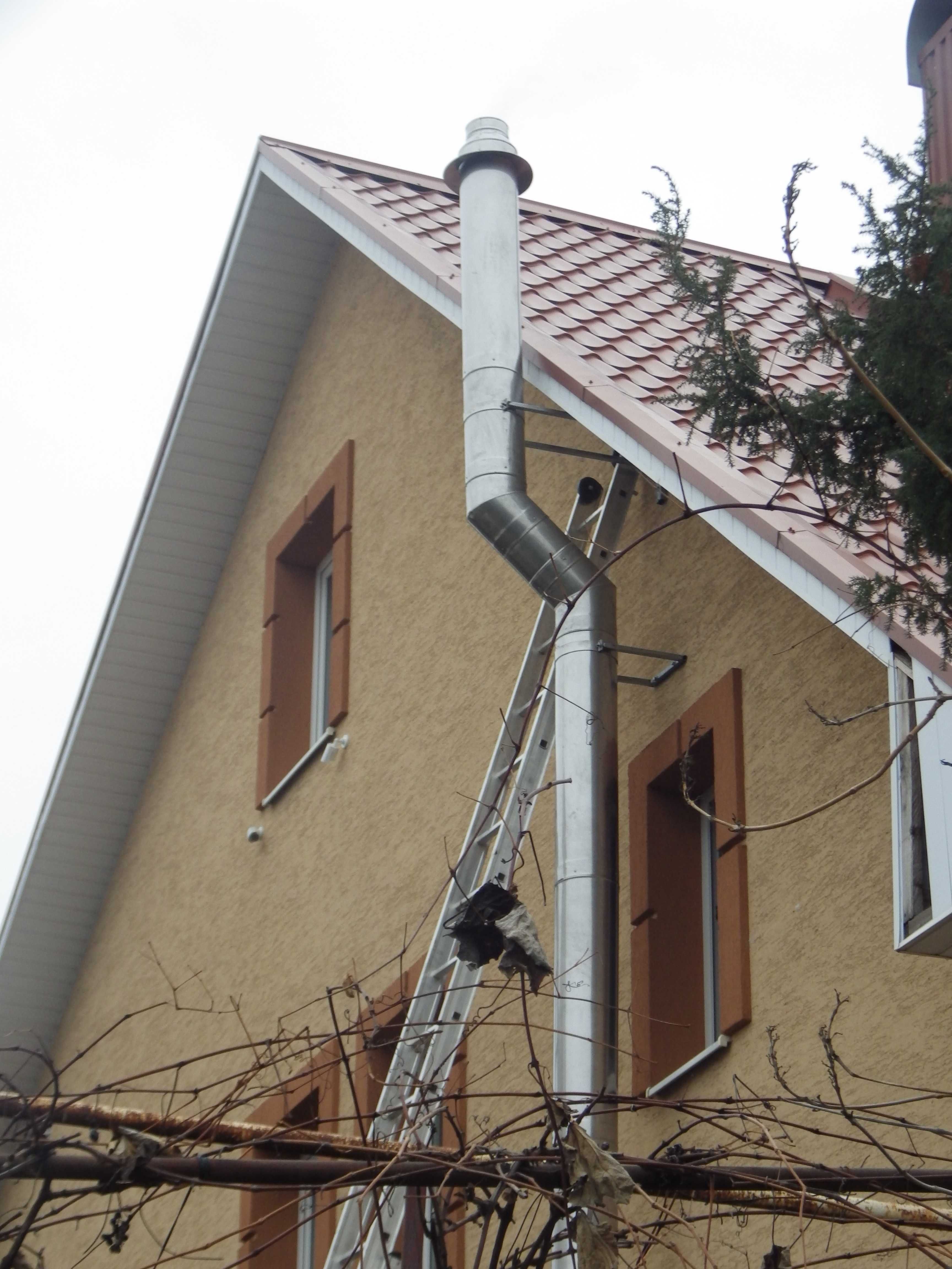Монтаж димоходів для газових котлів