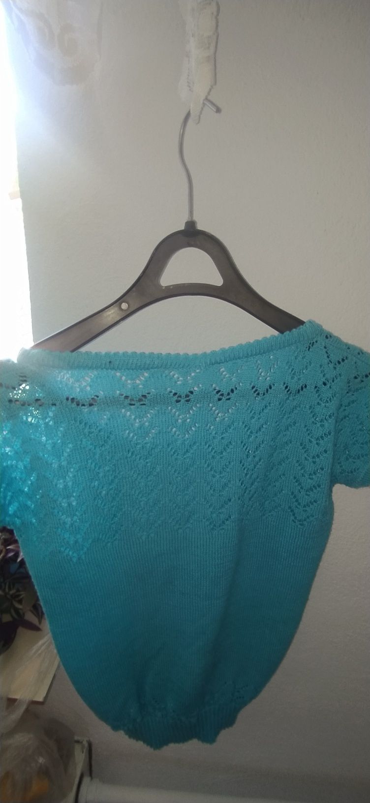 Sweter ażurowy damski