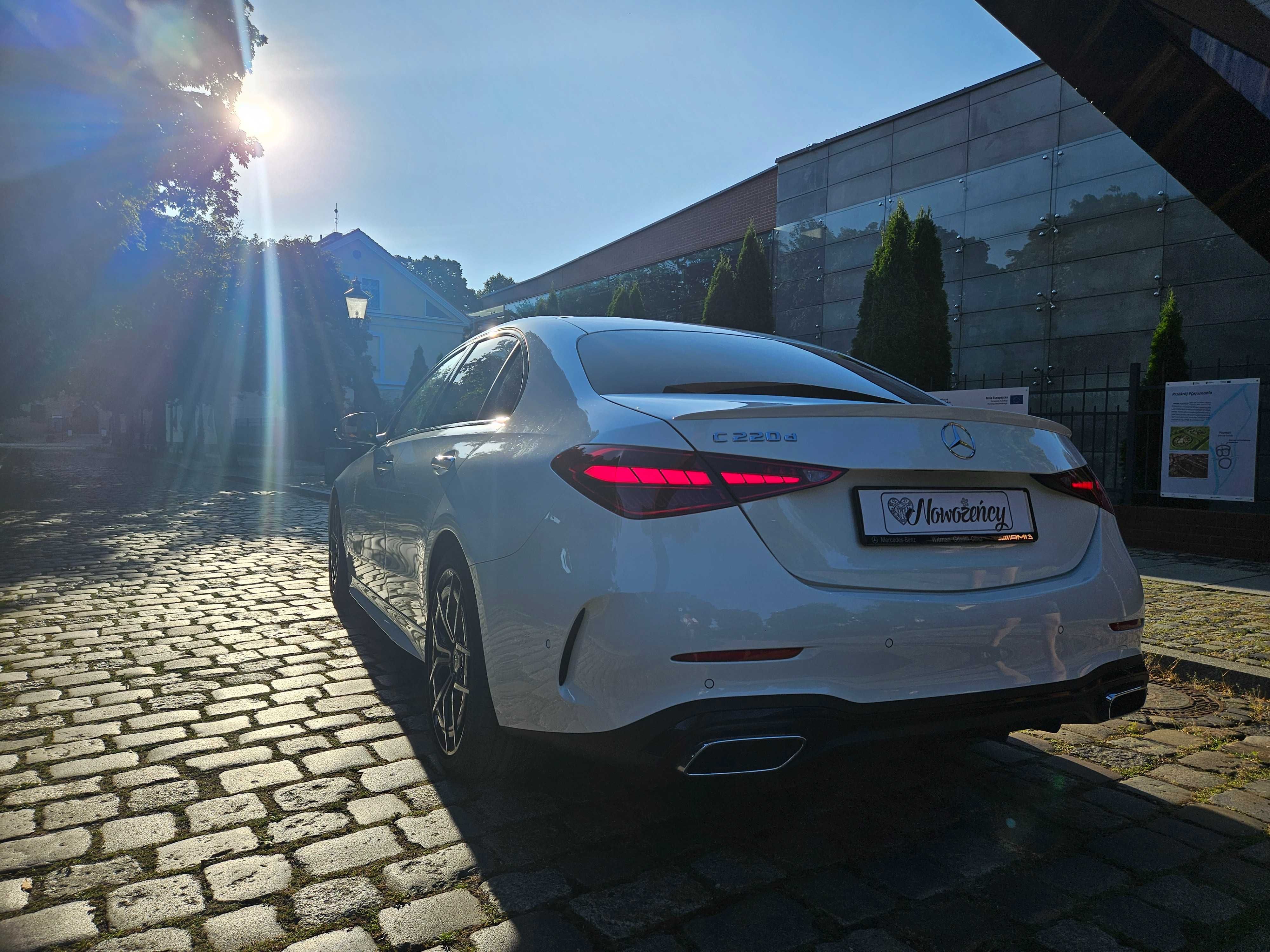 Mercedes C klasa AMG na ślub! Nowy model, luksus – WOLNE TERMINY 2025!