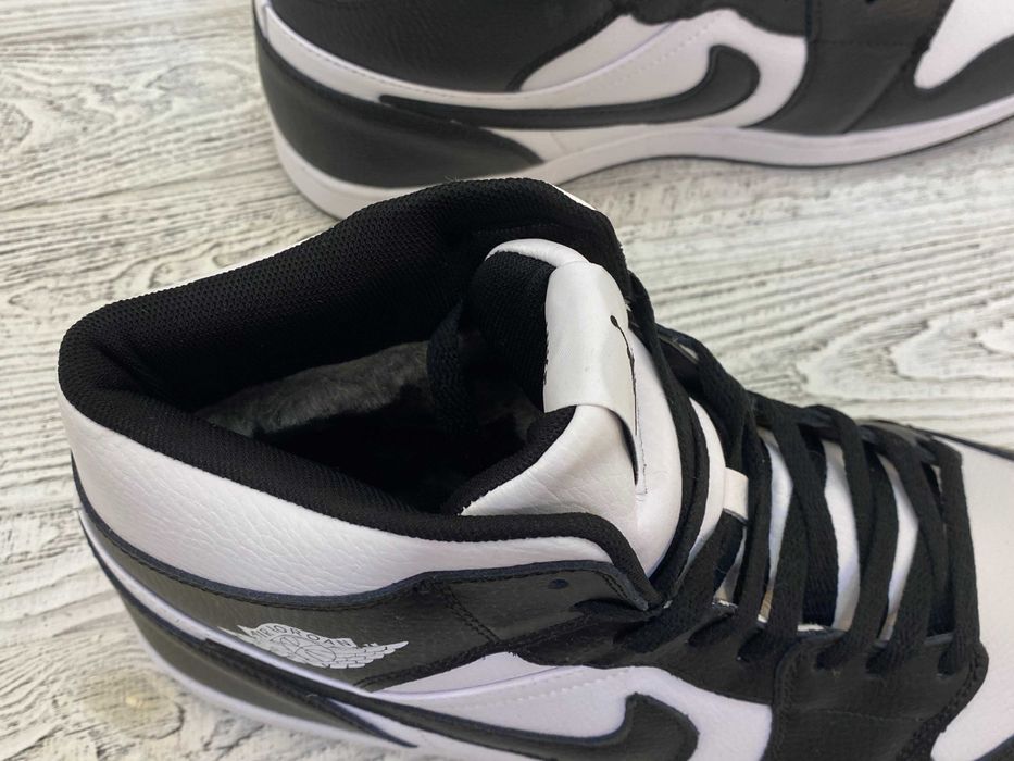 Зимові кросівки Nike Air Jordan 1 Ретро Чоботи на хутрі Найк Джордан