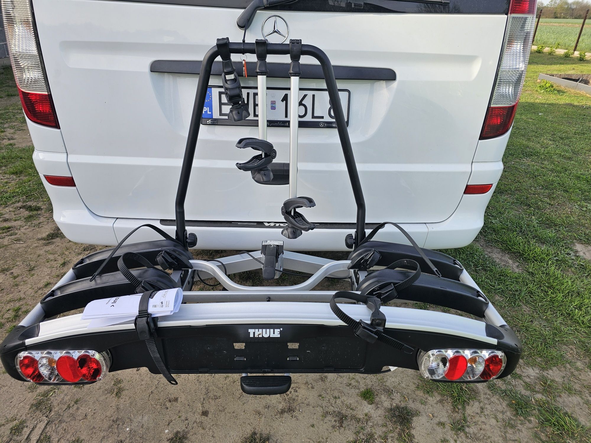 Bagażnik rowerowy Thule G6 E family Carrier 937 na 3 rowery. Możliwoś