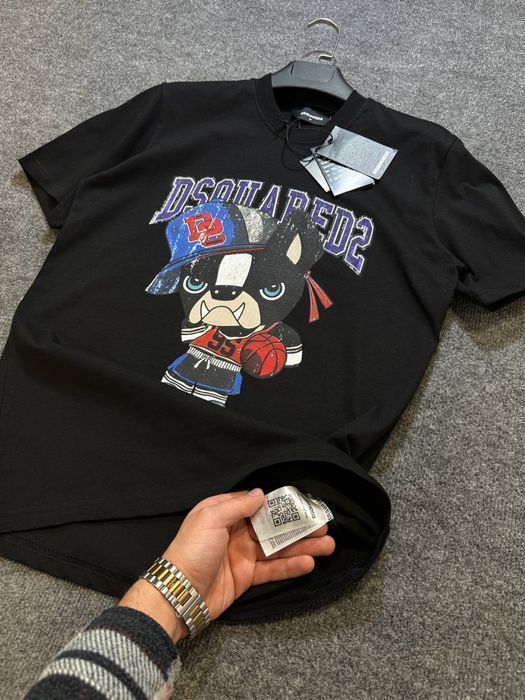 Футболка мужская Dsquared брендовая унисекс