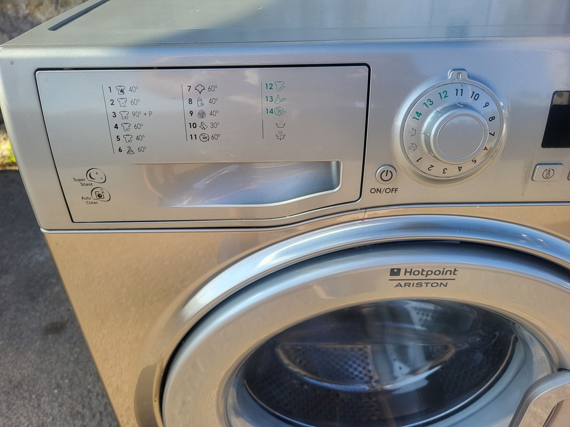 Máquina lavar roupa Ariston 9 kg SEMI-NOVA INOX com entrega e garantia
