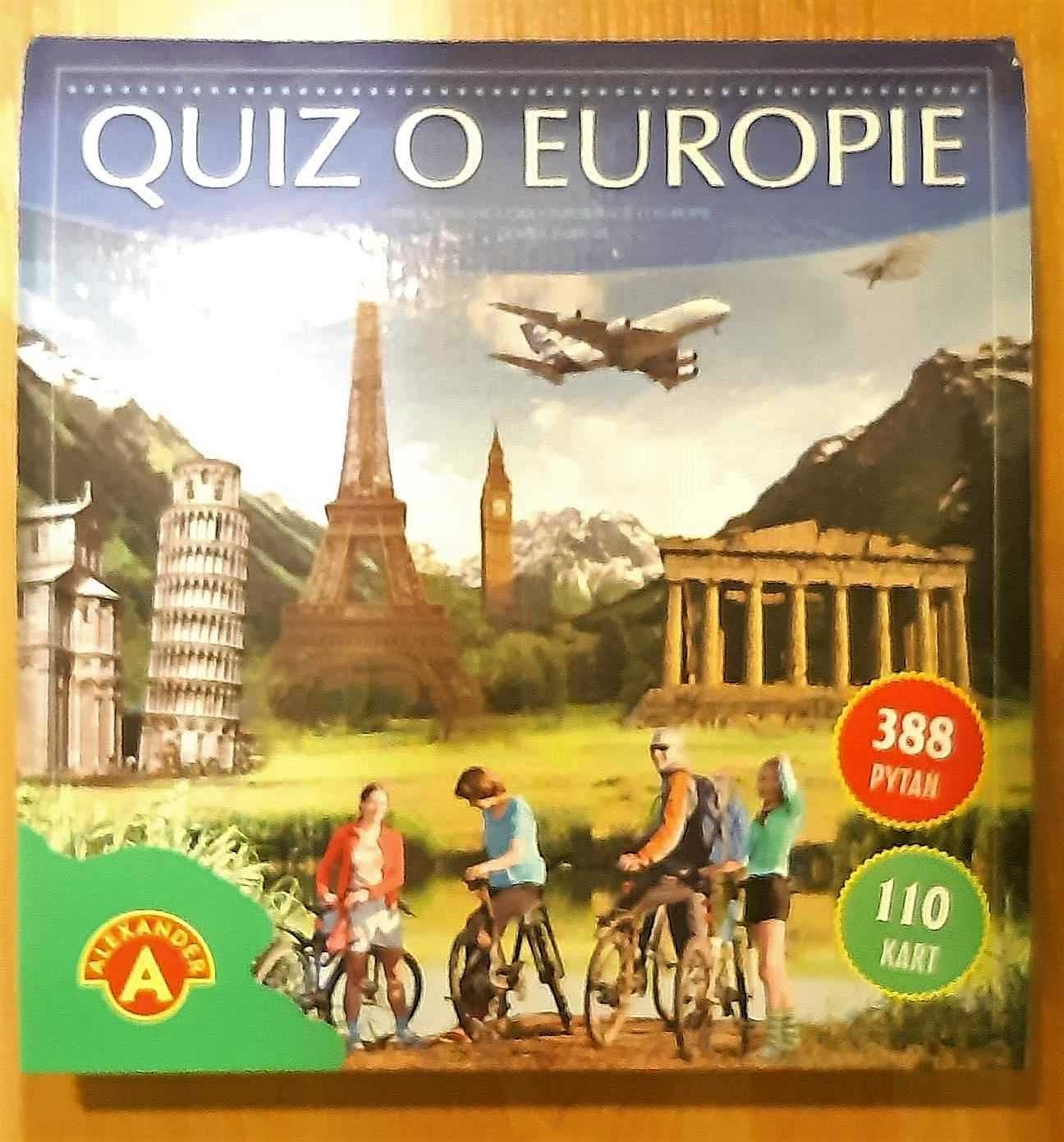 Quiz o Europie gra planszowa