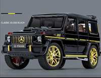 Модель автомобиля AMG G63 1:24 из цинкового сплава со звуком