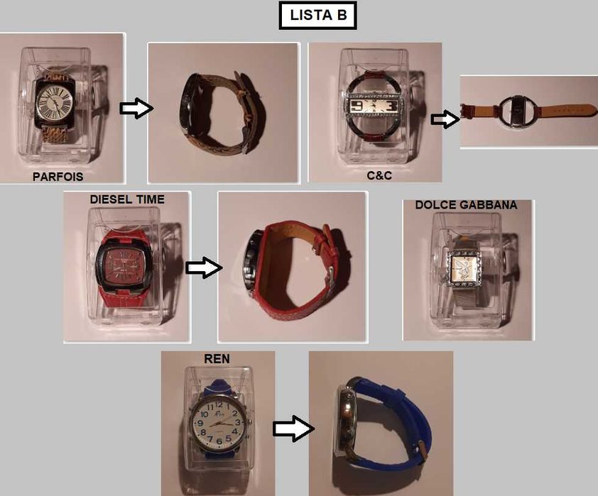 relógios de homem e mulher