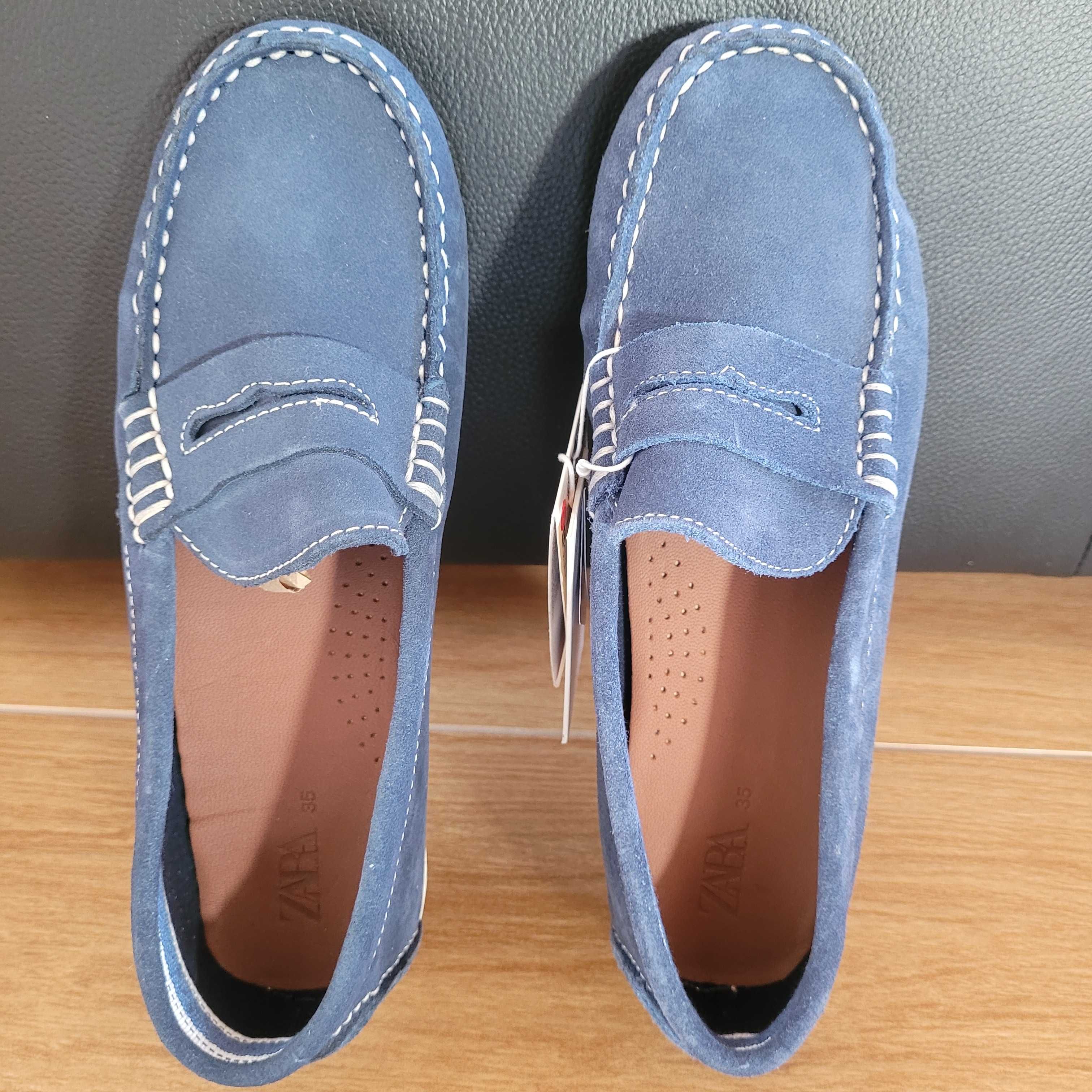 Mokasyny roz. 35 ZARA-nowe