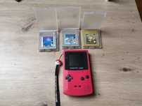 Game boy color + 3 gry