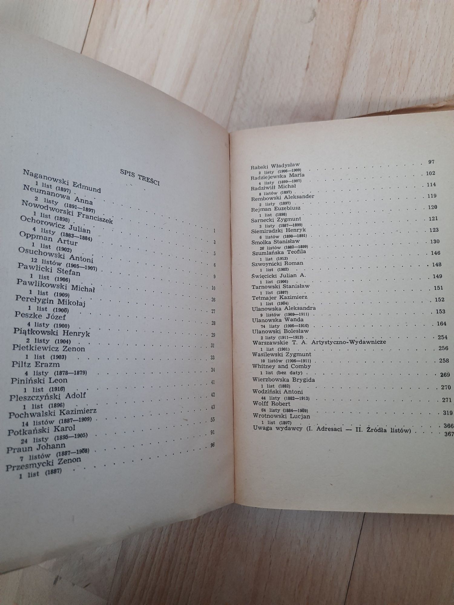 Henryk Sienkiewicz, dzieła LVI, Korespondencja tom II, wydanie 1951 r.