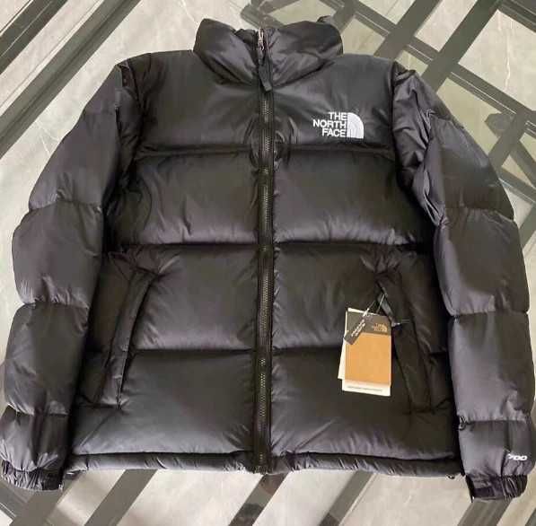 "Kurtki zimowe" The North Face 1996 Retro Black Jacket-Roz XL