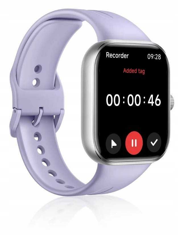 Smartwatch Xiaomi Watch 5 fioletowy Smartband 2.0" Bluetooth 5 ATM