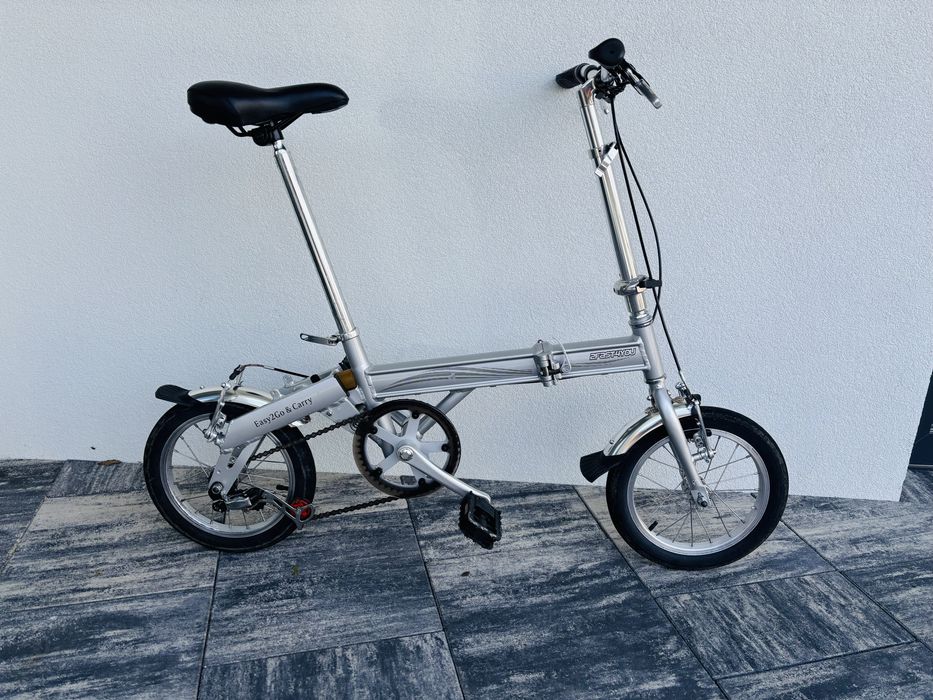 Ultralekki składak, rama alu, 2fast4you, Dahon, koła 14”