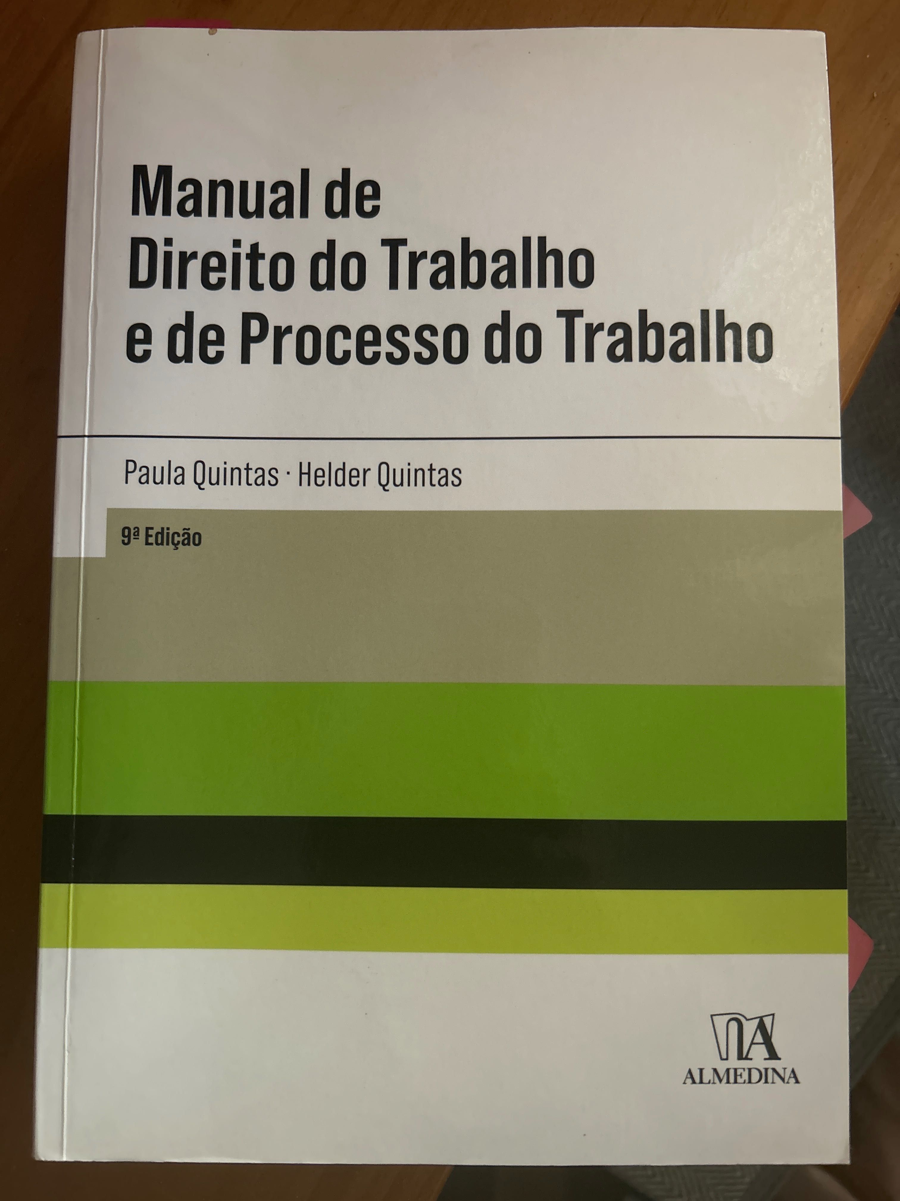 Manual de Direito do Trabalho e de Processo do Trabalho 9ª edição