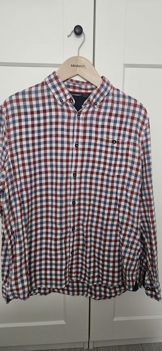 Livergy koszula w kratę r. XL 43/44 z długim rękawem