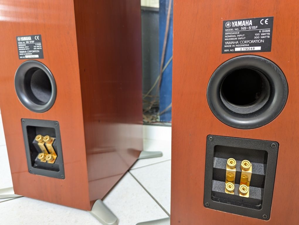 Hi-Fi Акустика Yamaha NS-515F. 90 дБ! Шпон! Лак! Вес 42 кг