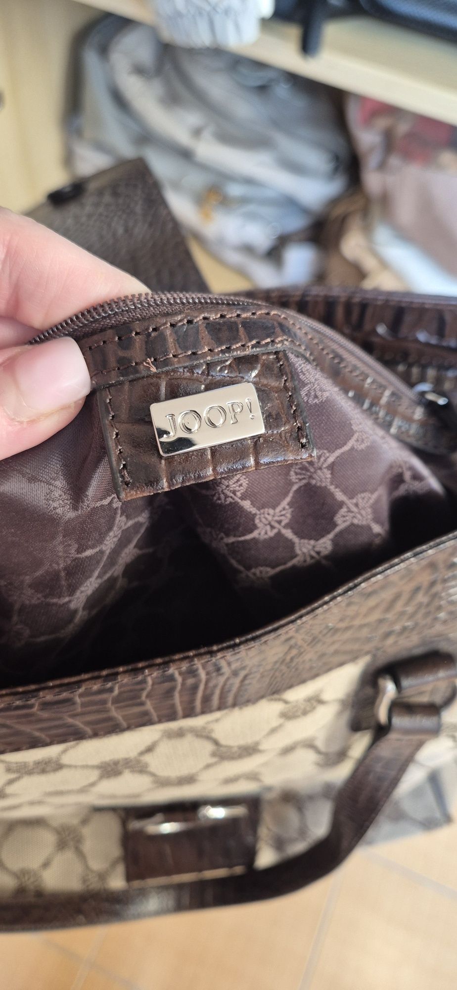 Torba JOOP shopper duża skóra