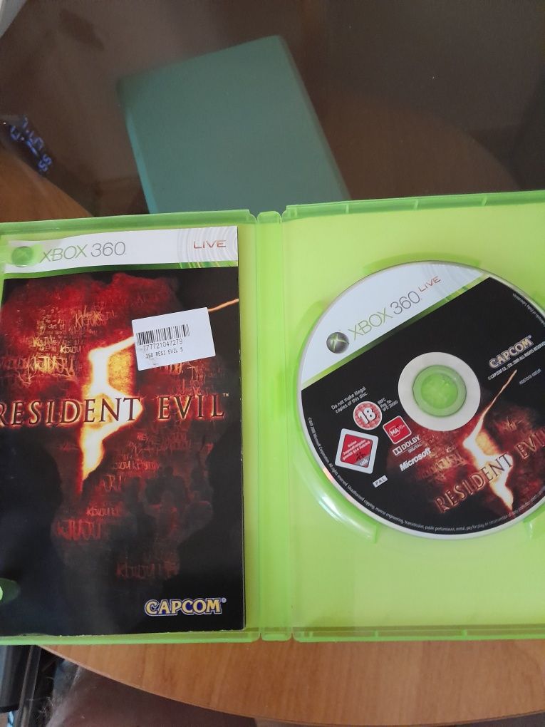 Resident evil 5 .Stan idealny.X box 360