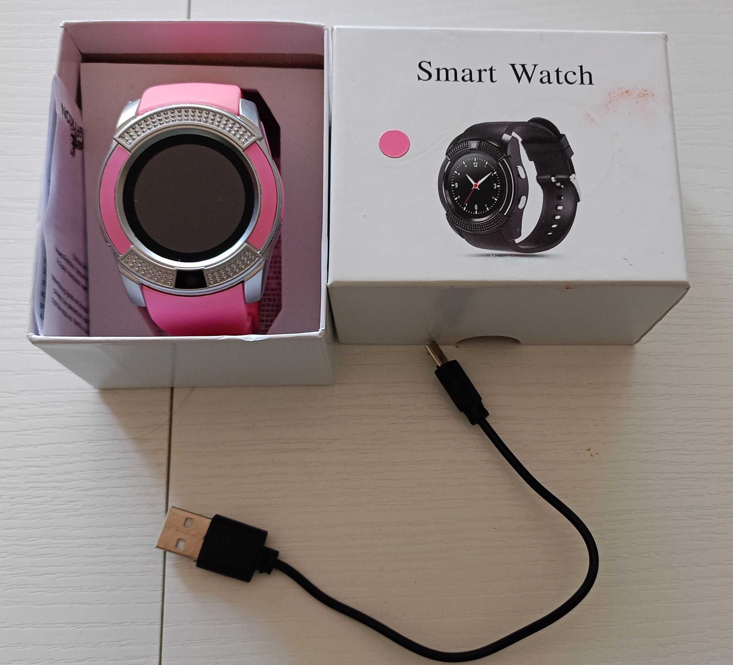 Smartwatch różowy dla dziewczynki