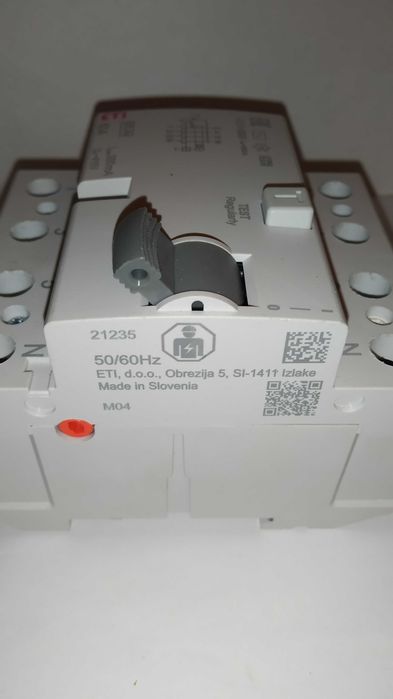 Реле дифференциальное(УЗО) ETI 4p EFI-p4 63/0,3 тип AC(10ka)(2061633)