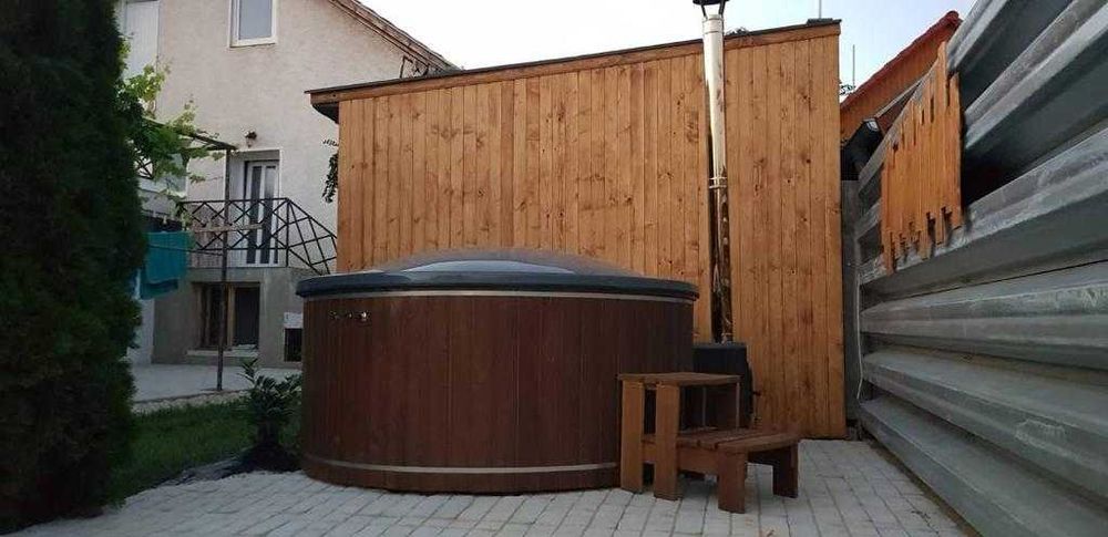 Чан на дровах. Купіль з підігрівом. Джакузі.