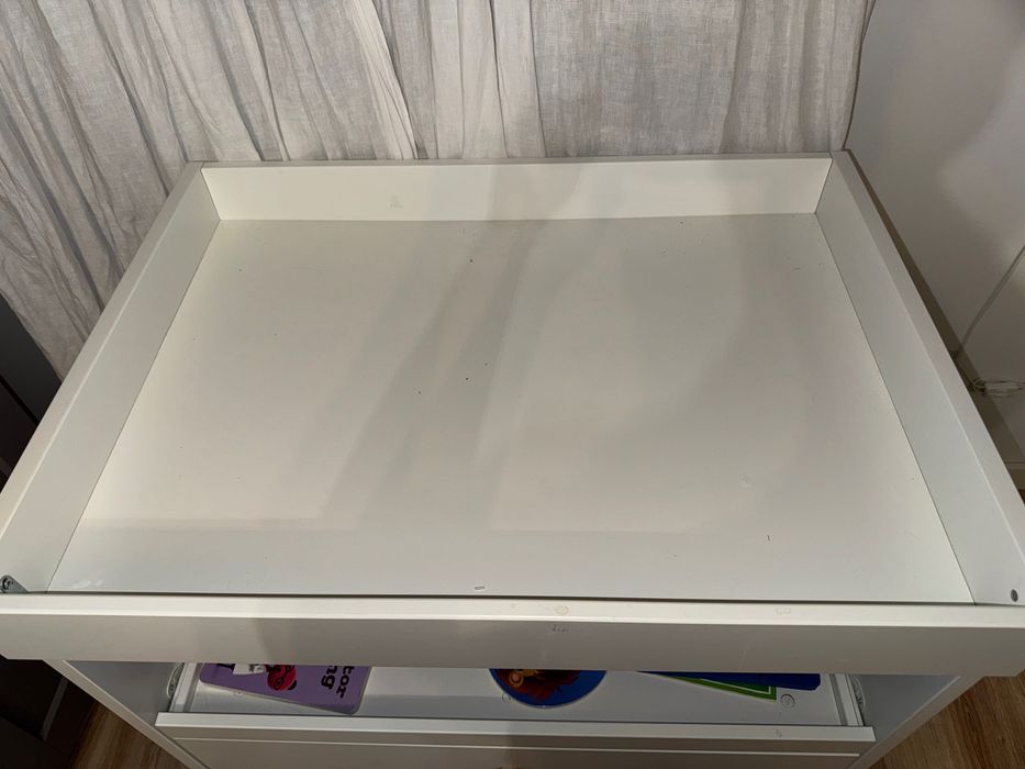 Wielofunkcyjna Komoda z Przewijakiem, biała - IKEA MYLLRA