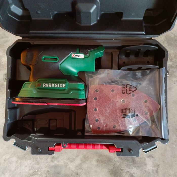 Акумуляторна вібраційна шліфмашинка Parkside 12V PAMS 12 A1