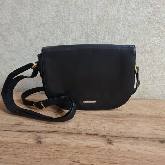 Сумка чёрная Picard винтаж натуральная кожа оригинал