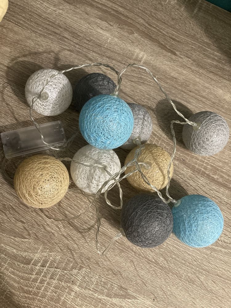 Lampki cotton balls